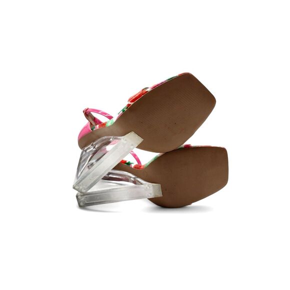 Betsey Johnson Women's Size 9.5 Harlen Berry Multi Rhinestone Ankle Strap Sandal - Picture 14 of 14